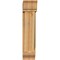Ekena Millwork Traditional Traditional Rough Sawn Bracket w/ Offset Brace, Western Red Cedar, 8"W x 24"D x 36"H BKT0806X24X36TRA01RWR - alternate 2